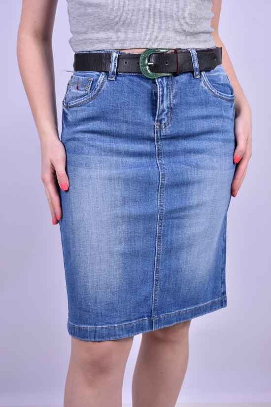 Юбка джинсовая женская с поясом Размер в наличии : 28 арт.C5836