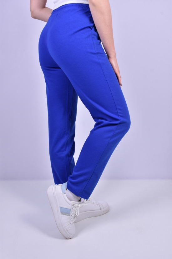 Штани жіночі спортивні (кол. синій) трикотажні "JJF" Розміри в наявності : 46, 52 арт.JS209