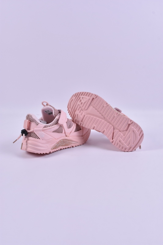 Кросівки для дівчинки "BESSKY" тканинні (сітка) Розміри в наявності : 32, 34, 35, 36, 37 арт.B718-5C