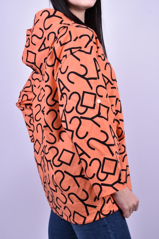 Кофта женская (цв.оранжевый) трикотажная "QIANZHIDU" Размер в наличии : 42 арт.E190212