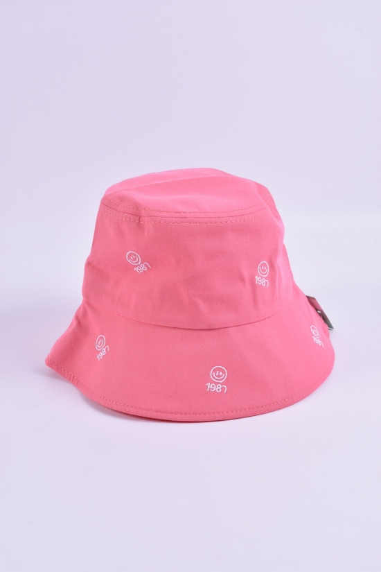 Жіноча панамка (кол. рожевий) (розмір FREE) Cotton 100% "HOROSO" арт.XM29