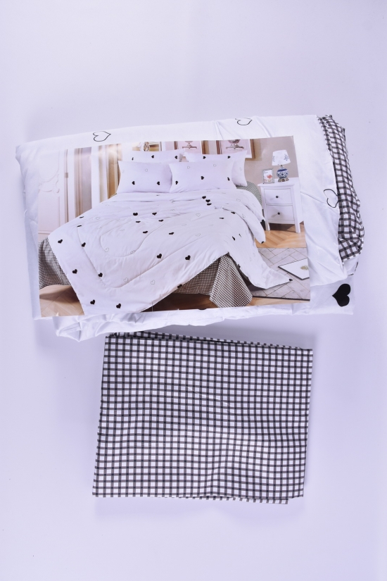 Комплект постельного белья и одеяло размер (200/230см)(наволочки размер 70/70см.2шт) арт.UT-38-4