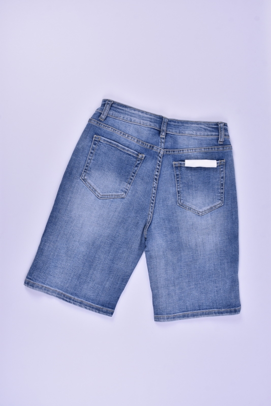 Шорти жіночі джинсові стрейчові "Saint Wish" Розміри в наявності : 32, 33, 34 арт.B3055-2