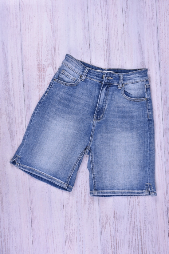 Шорты женские джинсовые стрейчевые "Saint Wish" Размеры в наличии : 28, 29, 30, 31 арт.B3051-2