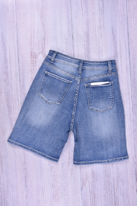 Шорты женские джинсовые стрейчевые "Saint Wish" Размеры в наличии : 28, 29 арт.B3051-2
