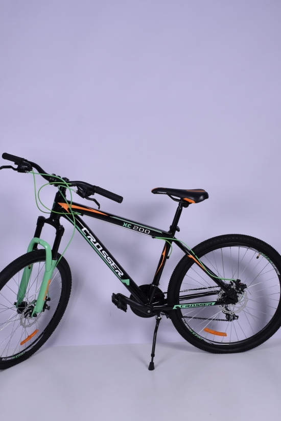 Горный велосипед колесо 26 дюймов (цв.салатовый) рама 16.9" CROSSER арт.XC-200