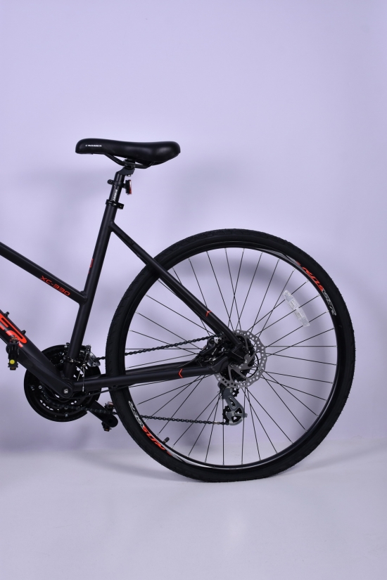 Гірський велосипед колесо 28 дюймів (кол. чорний) рама 20" CROSSER HYBRID арт.700С-114-24-20
