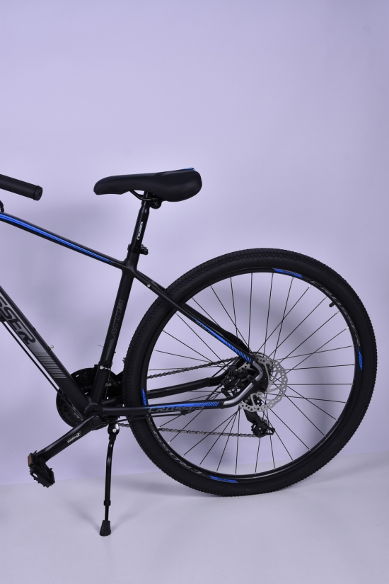 Гірський велосипед колесо 29 дюймів (кол. чорний/синій) рама 18" CROSSER (SHIMANO) арт.29-085-21-18