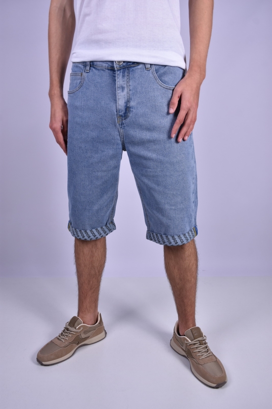 Шорты мужские джинсовые стрейчевые "R.KROOS" Размеры в наличии : 32, 33, 34, 36, 38, 40, 42 арт.RK1139