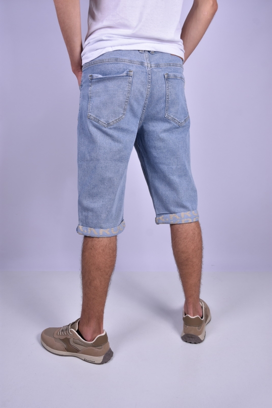 Шорты мужские джинсовые стрейчевые "R.KROOS" Размеры в наличии : 32, 33, 34, 36, 38 арт.RK1152