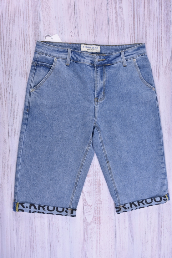 Шорты мужские джинсовые стрейчевые "R.KROOS" Размеры в наличии : 31, 32, 33, 34, 36, 38 арт.RK1136
