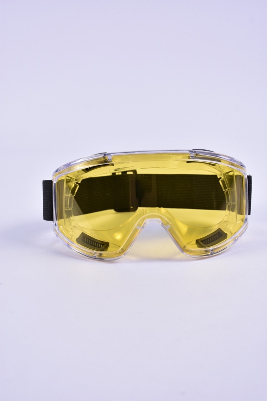 Окуляри захисні закриті JET anti-scratch (жовті) арт.9411011