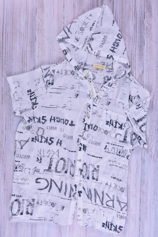 Рубашка-туника женская (цв.белый)" ANGORA" Размер в наличии : 52 арт.9048-2