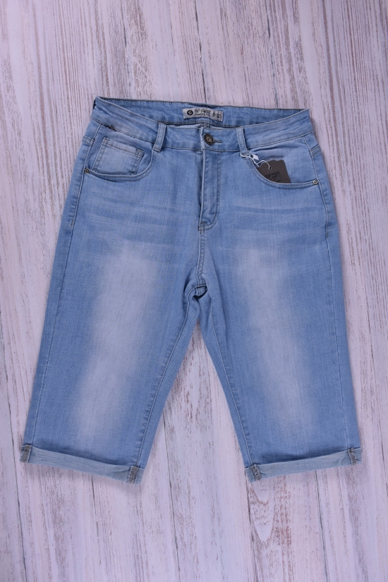 Бриджы джинсовые с стрейчем женские Размеры в наличии : 32, 34, 36, 38, 40, 42 арт.MF-2359