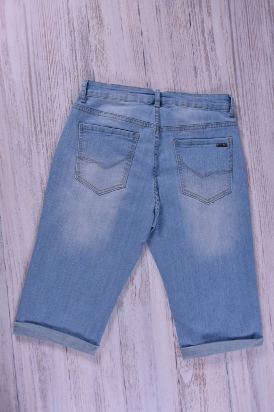Бриджі джинсові зі стрейчем жіночі. Розміри в наявності : 32, 38, 40, 42 арт.MF-2359