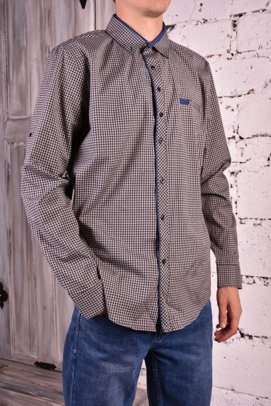 Рубашка мужская "CRESTANCE" (SLIM FIT) Размеры в наличии : 46, 48 арт.SDK7600