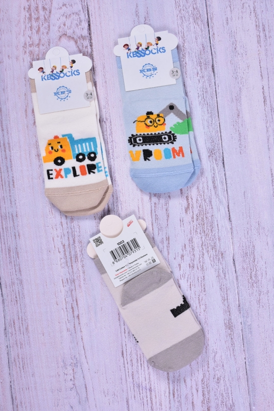 Шкарпетки для хлопчика антибактеріальні всесезонні KBS (3) р.20-22 арт.3-10666