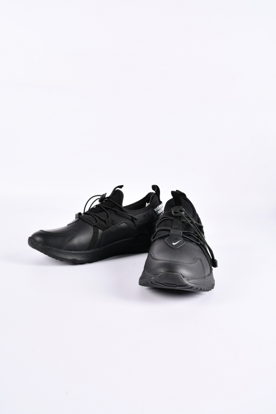 Кросівки чоловічі з натуральної шкіри (кол. чорний) Розмір в наявності : 42 арт.133