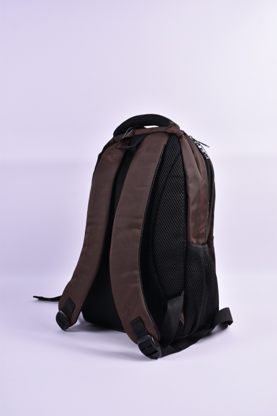 Рюкзак из плащевки (цв.коричневый) размер 39/29/12 см арт.0832