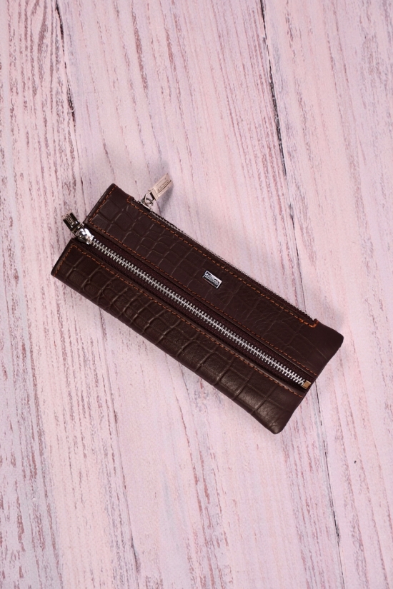 Ключниця чоловіча шкіряна (color.brown) розмір 17/6 см. "ALFA RICCO" арт.AR00375C