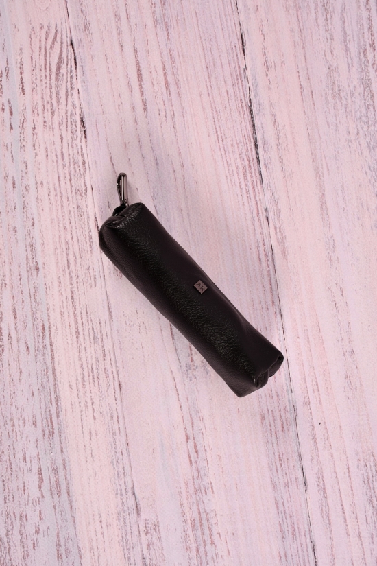 Ключниця чоловіча шкіряна (color.black) розмір 15/5 см. "ALFA RICCO" арт.AR005SC