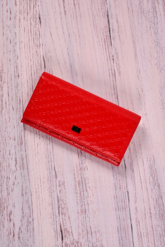 Кошелёк женский кожаный (color.red) размер 18.5/9.5 см. Alfa Ricco арт.AR2005/MM
