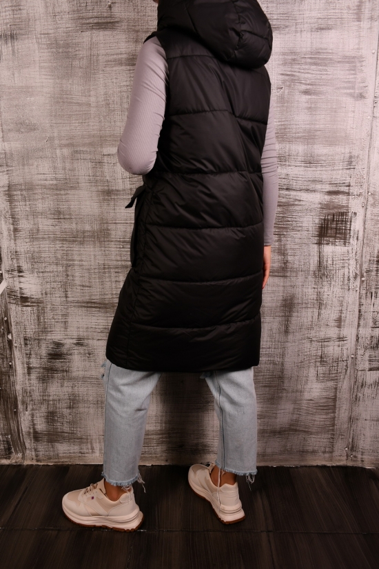 Жилетка жіноча (кол. чорний) з плащової тканини "UNIMOCO" Розміри в наявності : 44, 46, 50 арт.9125