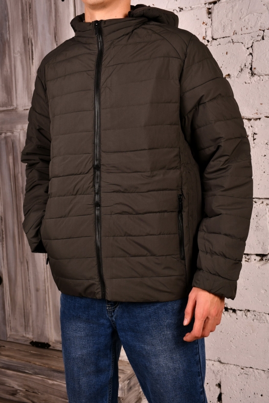 Куртка мужская (цв.хаки) из плащевки демисезонная Размеры в наличии : 46, 48, 50, 52, 54 арт.2211