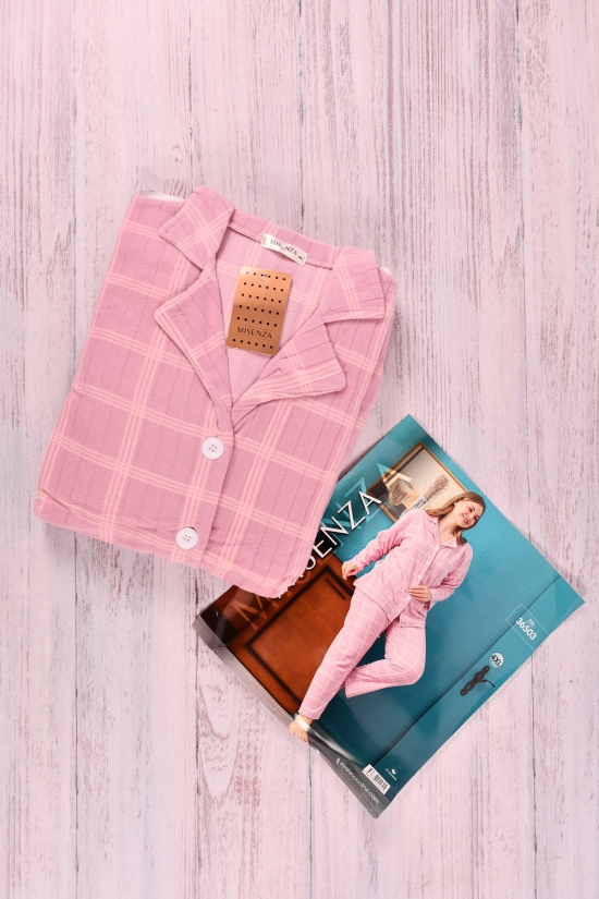 Пижама женская (цв.розовый) флисовая "MISENZA" Размеры в наличии : 52, 54, 56 арт.36503