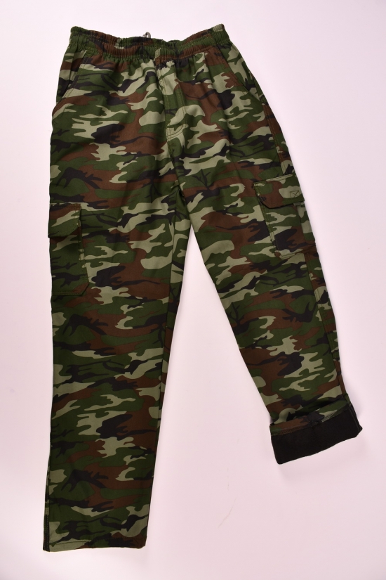 Чоловічі штани на флісі "LONGCOM" Розміри в наявності : 52, 54, 58, 60 арт.B-33