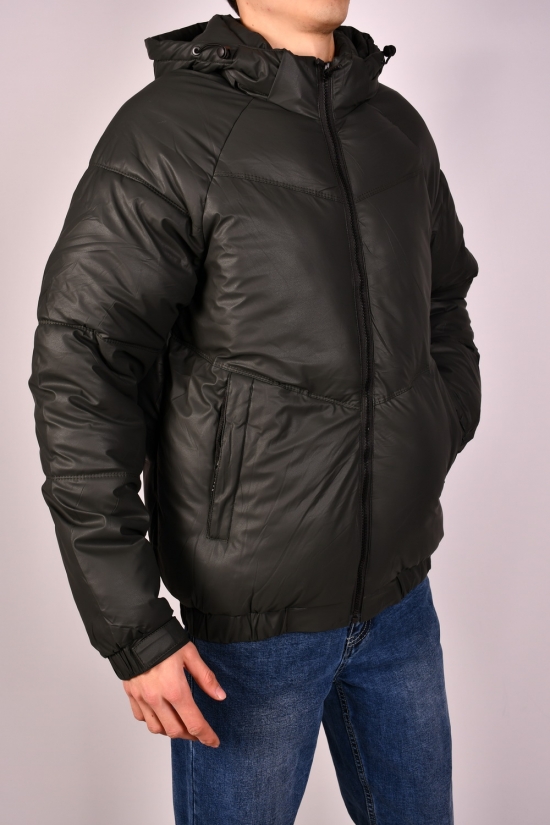 Куртка мужская (цв.т.зелёный) зимняя с плащевки "NANA" Размеры в наличии : 46, 48, 50, 52, 54 арт.K7134