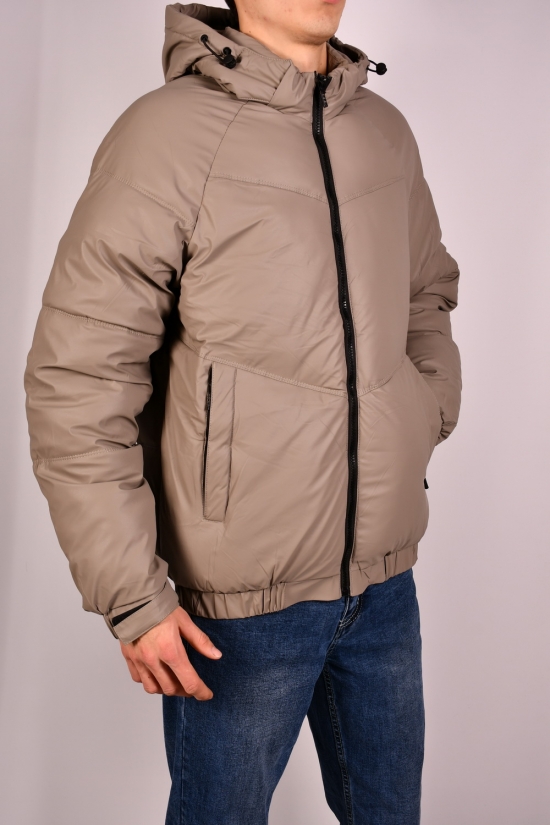 Куртка мужская (цв.латте) зимняя с плащевки "NANA" Размеры в наличии : 46, 48, 50, 52, 54 арт.K7134
