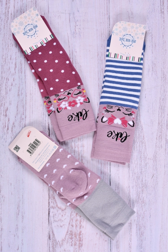 Шкарпетки для дівчинки (7-8) KBS розмір 28-30 махрові арт.3-20279
