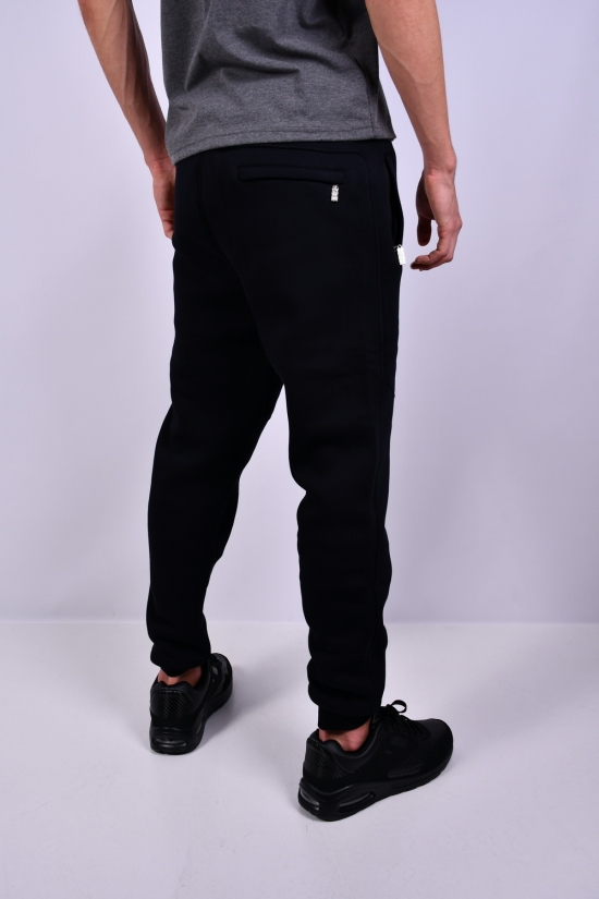Чоловічі штани трикотажні (кол. т. синій) на флісі "ING DROP" Розмір в наявності : 44 арт.2133