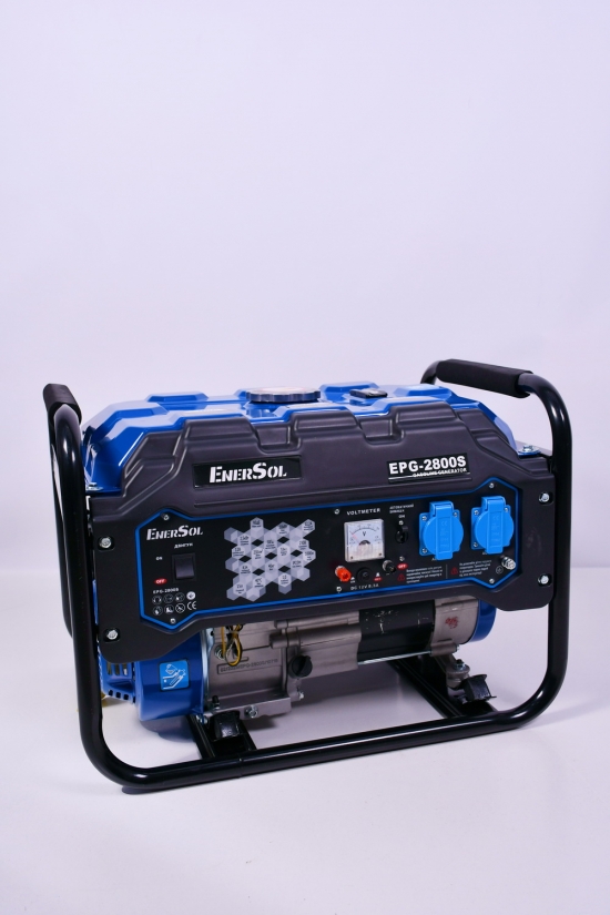 Генератор бензиновый "ENERSOI" однофазный макс 2,8кВт.двиг. ES-210G ручной старт арт.EPG-2800S