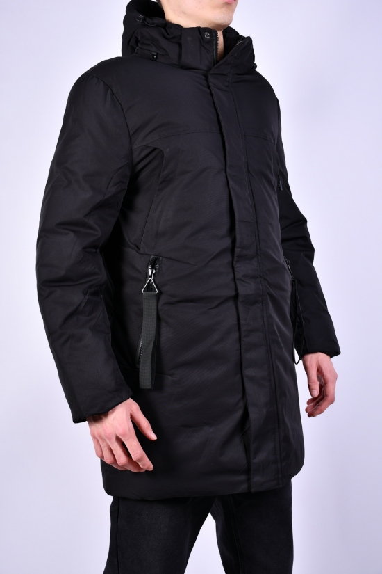 Куртка мужская (цв.черный) зимняя с болоневая "JASON LVAN" Размеры в наличии : 46, 48, 50, 52, 54 арт.A9293