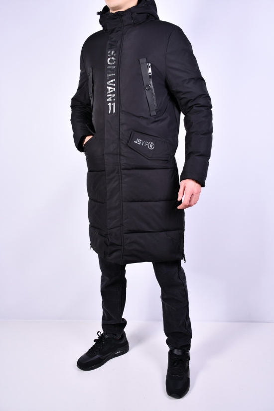 Пальто чоловіче (кол. чорний) зимове з плащової тканини "NANA" Розміри в наявності : 44, 46, 48, 50, 52 арт.A905