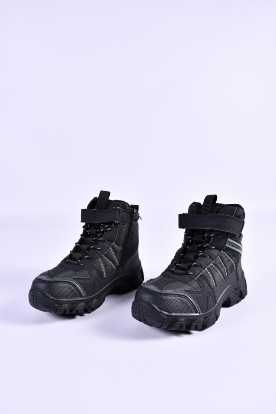 Ботинки для мальчика зимние на меху "КАНАРЕЙКА" Размеры в наличии : 32, 33, 34, 35, 37 арт.R3423-2
