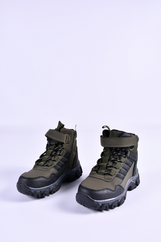 Ботинки для мальчика зимние на меху "КАНАРЕЙКА" Размер в наличии : 29 арт.S3422-5