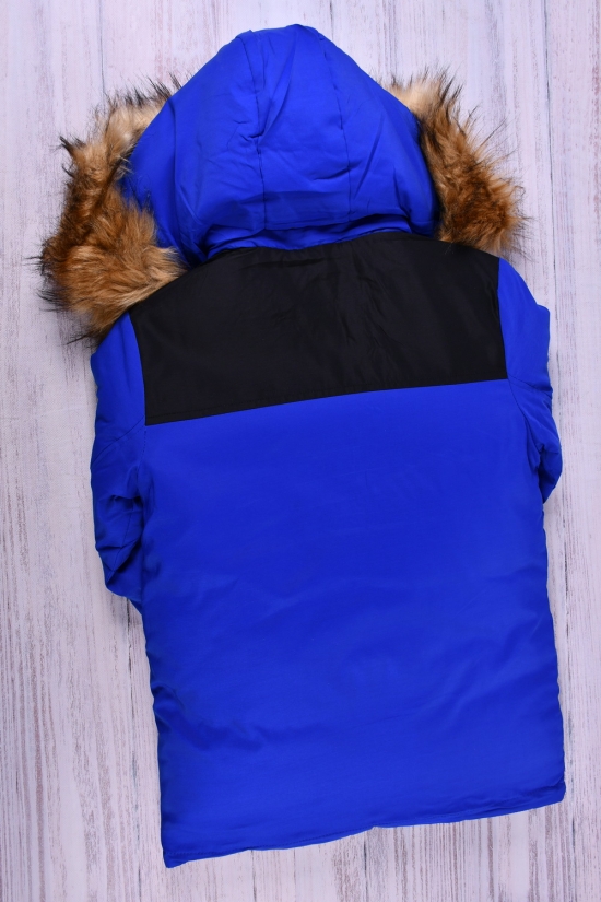 Куртка для мальчика (цв.синий) из плащевки зимняя Рост в наличии : 128, 134, 140, 146, 152 арт.091