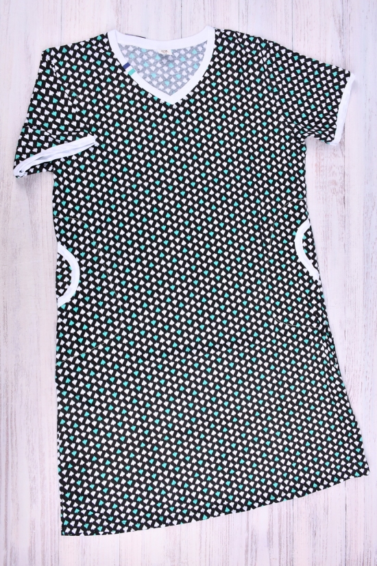 Сукня домашня жіноча трикотажна Розмір в наявності : 48 арт.D44