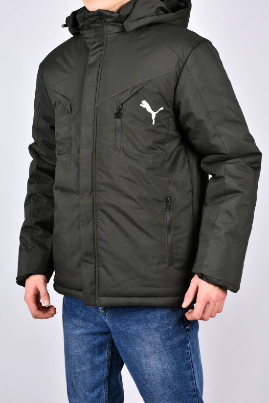 Куртка чоловіча зимова (кол. хакі) на хутрі Розміри в наявності : 46, 48, 50, 52, 54 арт.94