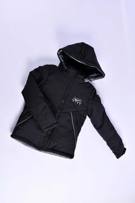 Куртка для мальчика зимняя(цв.черный/серый) на меху Рост в наличии : 104, 110, 116, 122, 128 арт.07