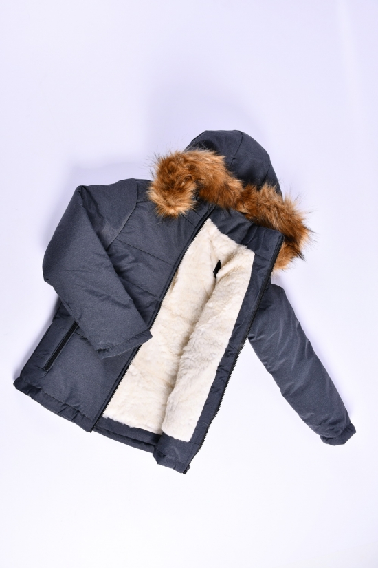 Куртка для мальчика зимняя(цв.серый) на меху Рост в наличии : 116, 122, 128, 134, 140 арт.03/THE