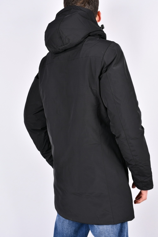 Куртка мужская (цв.черный) зимняя с теплоотражателем Размеры в наличии : 44, 46, 48, 50, 52, 54 арт.23-01