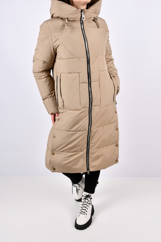 Пальто женское зимнее (col.F18) из плащевки "Calo Ovel" Размеры в наличии : 42, 46, 48, 50 арт.9068