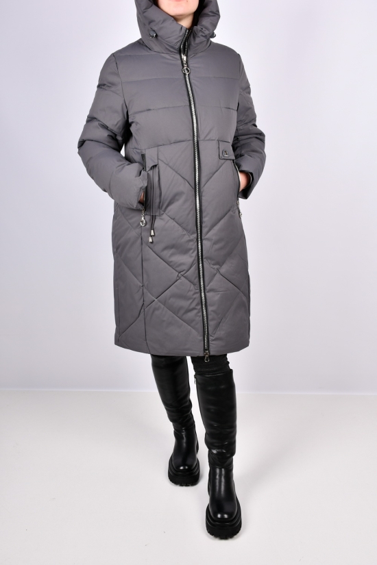 Пальто женское зимнее (цв.col.F13) из плащевки "Calo Ovel" Размеры в наличии : 44, 46, 48 арт.8051