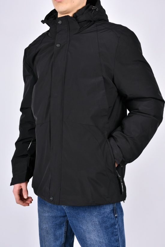Куртка мужская (цв.черный) зимняя из плащевки Размеры в наличии : 48, 50, 52, 54, 56, 58 арт.2303
