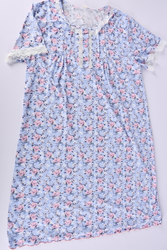 Ночная рубашка женская (цв.голубой) Размер в наличии : 52 арт.8035