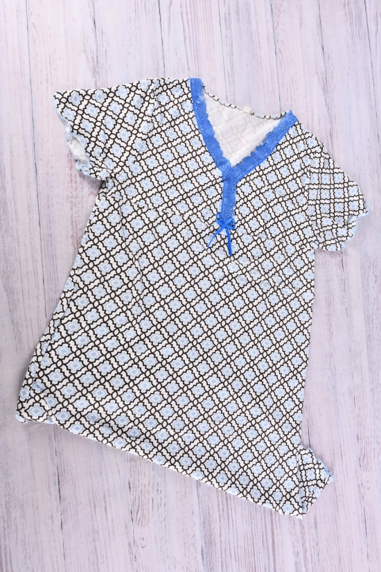 Ночная рубашка женская (цв.голубой) Размеры в наличии : 46, 50 арт.625-1